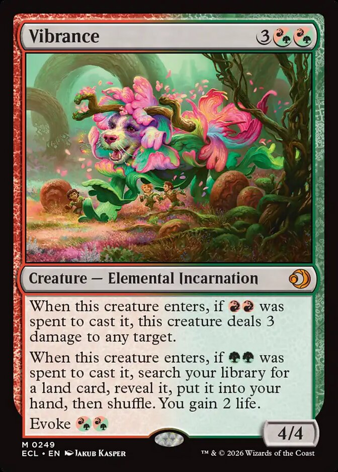 MTG Vibrance [Lorwyn Eclipsed] Near Mint Single