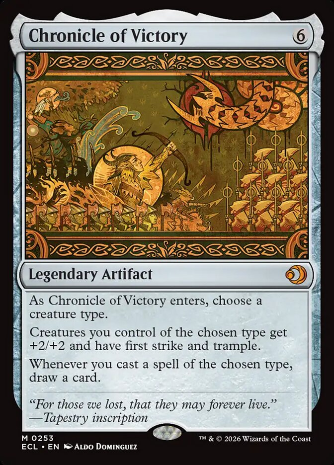 MTG Chronicle of Victory [Lorwyn Eclipsed] Near Mint Single