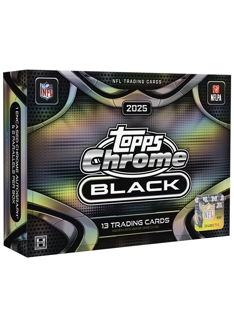 2025 Topps Black Chrome Football Hobby Box