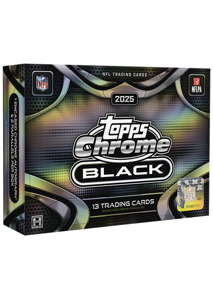 2025 Topps Black Chrome Football Hobby Box