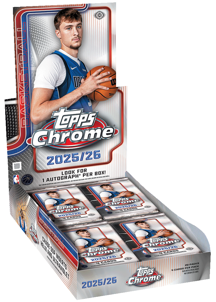 2025-26 Topps Chrome NBA Basketball Hobby Box