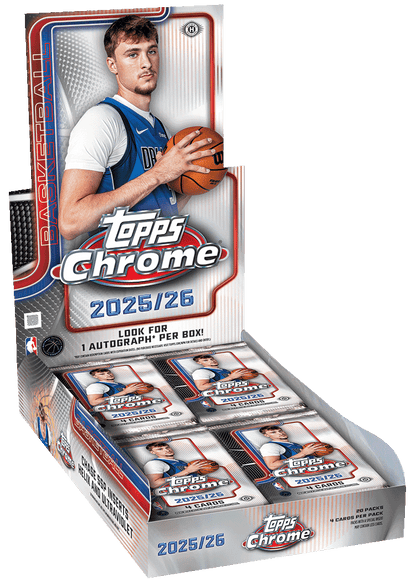 2025-26 Topps Chrome NBA Basketball Hobby Box