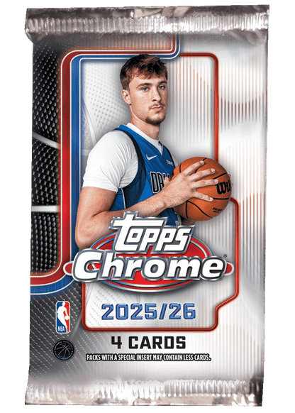 2025-26 Topps Chrome NBA Basketball Value Box