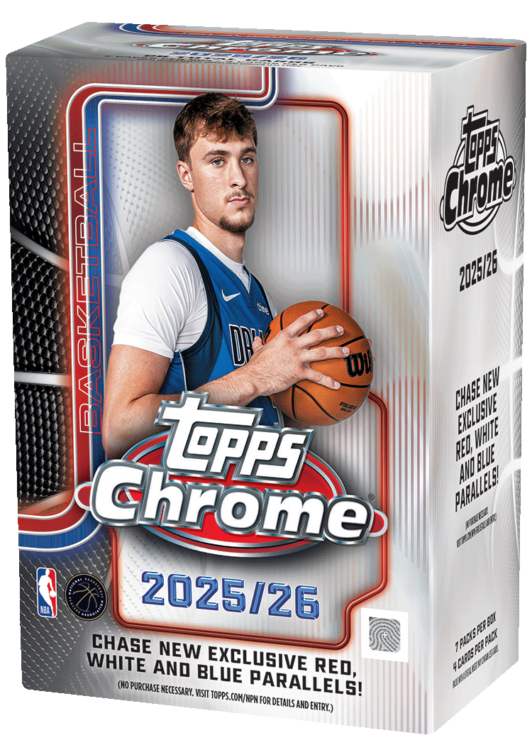 2025-26 Topps Chrome NBA Basketball Value Box