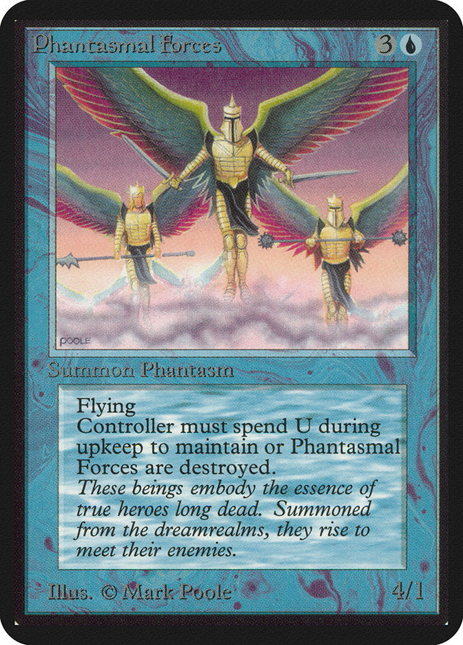 Magic: The Gathering MTG Phantasmal Forces [Alpha Edition] Graded CGC 7 Near Mint