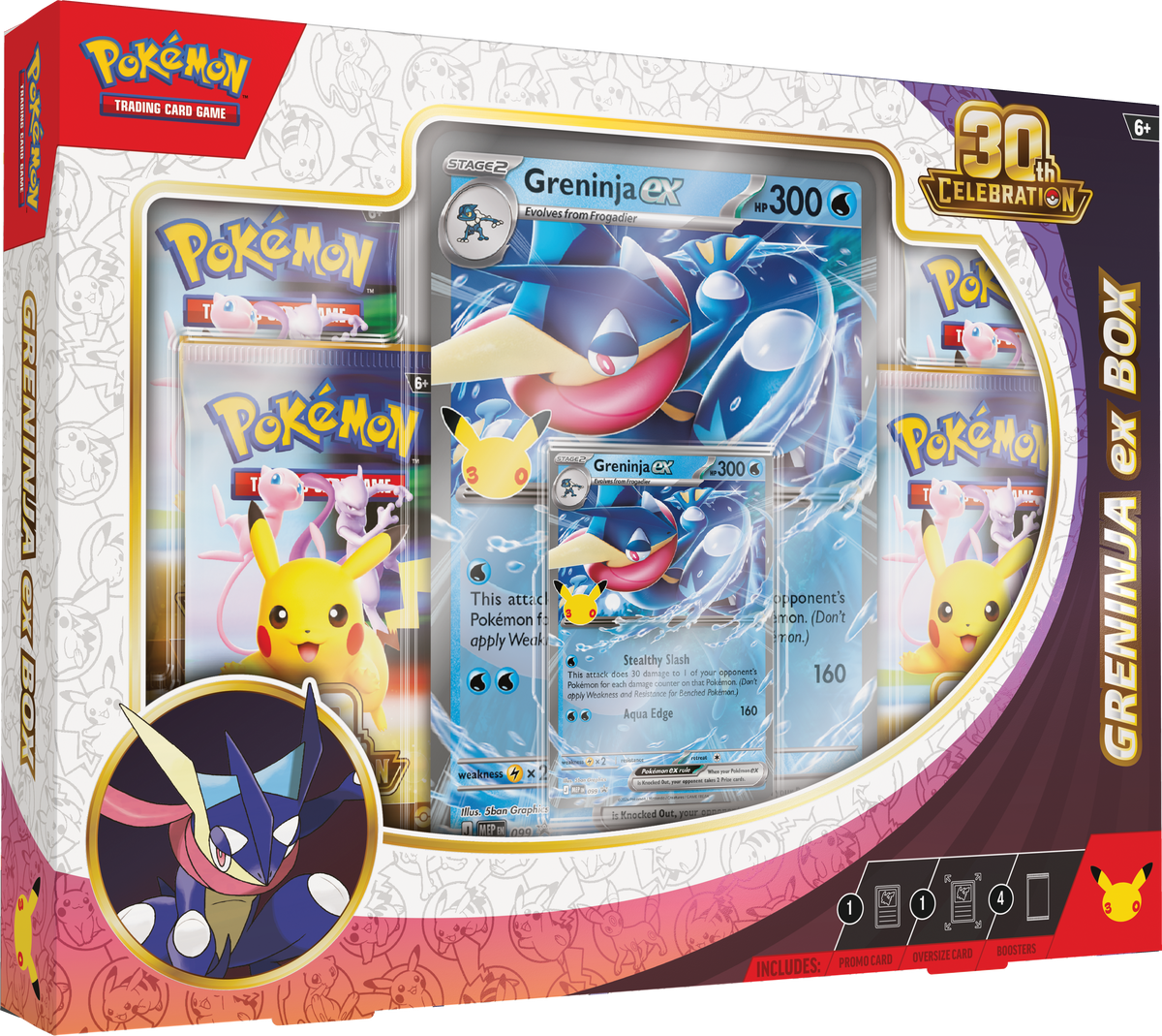 Pokemon Mega Evolution ME30: 30th Celebration Greninja ex Box