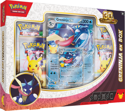 Pokemon Mega Evolution ME30: 30th Celebration Greninja ex Box