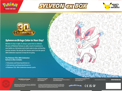 Pokemon Mega Evolution ME30: 30th Celebration Sylveon ex Box