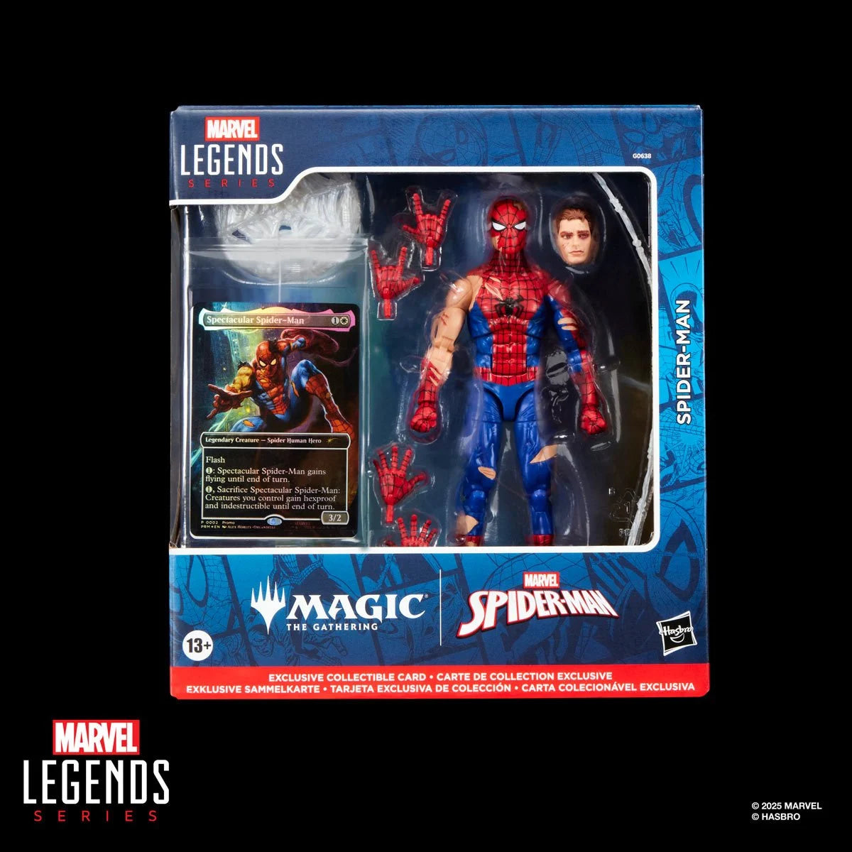 Spider-Man Marvel Legends MTG: Battle-Damaged Spider-Man 6" Action Figure and Card