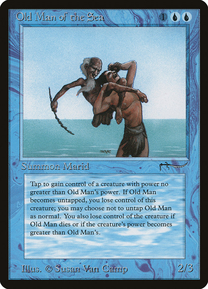 Magic: The Gathering MTG Old Man of the Sea [Arabian Nights] Graded CGC 9 Mint