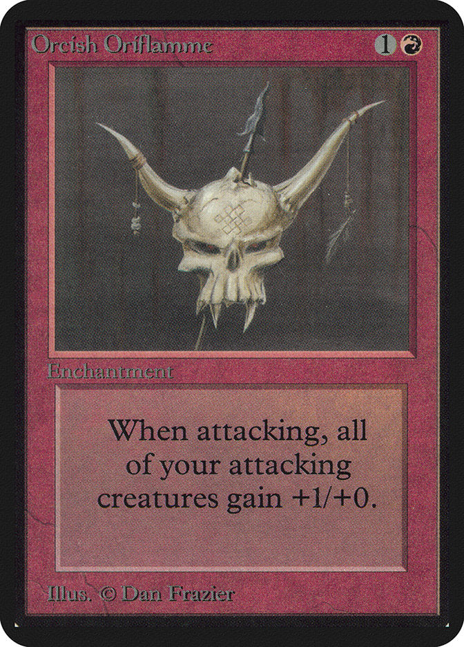 Magic: The Gathering MTG Orcish Oriflamme [Alpha Edition] Graded CGC 7 Near Mint