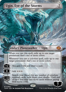 Ugin, Eye of the Storms (Borderless) [Tarkir: Dragonstorm]