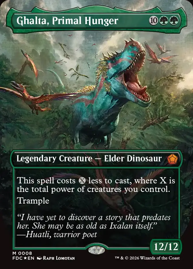 Magic: The Gathering MTG Foundations Commander Deck - Tramplesaurus Rex