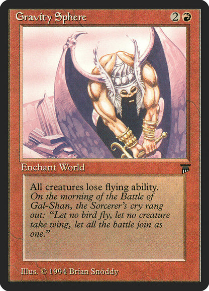 Magic: The Gathering MTG Gravity Sphere [Legends] Graded CGC 7 Near Mint