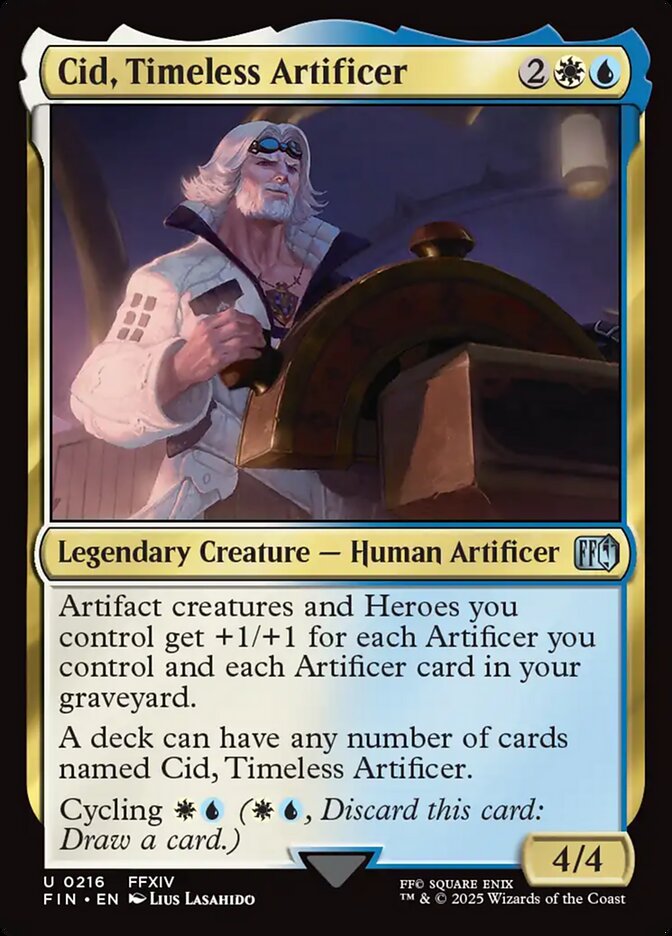 Magic MTG Cid, Timeless Artificer [Final Fantasy] Near Mint