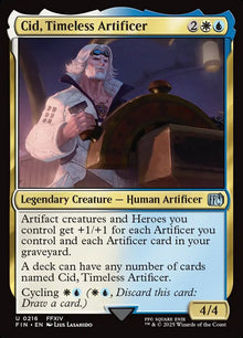 Magic MTG Cid, Timeless Artificer [Final Fantasy] Near Mint