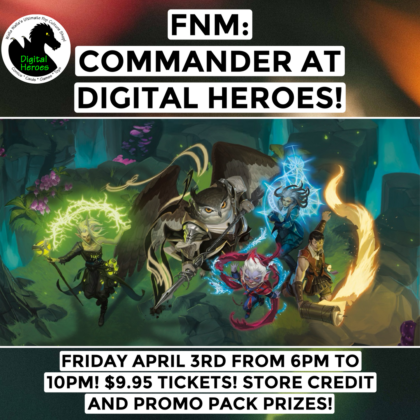 04/03/2026 6:00PM Magic FNM: Commander Ticket