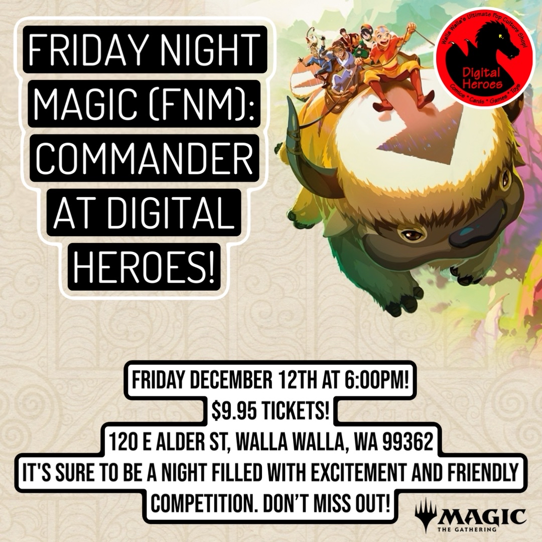 12/12/2025 6:00PM Magic FNM: Commander Ticket