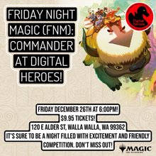 12/26/2025 6:00PM Magic FNM: Commander Ticket