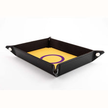 Fanroll Pride Fold Up Velvet Dice Tray - Intersex Flag
