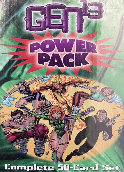 Gen 13 Power Pack complete trading card set, 50 cards