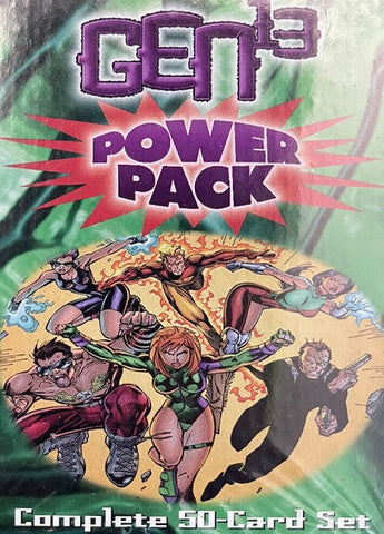 Gen 13 Power Pack complete trading card set, 50 cards