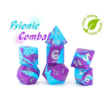 Anti-Stress Silicon RPG Dice Set - Psionic Combat