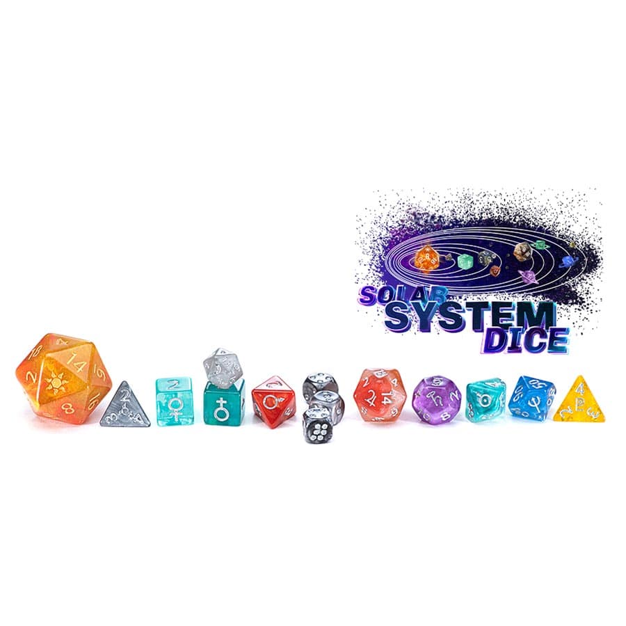 Solar System Dice Set