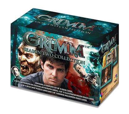 2015 Breygent Grimm Season 2 Factory Sealed Card Set Box with Autograph