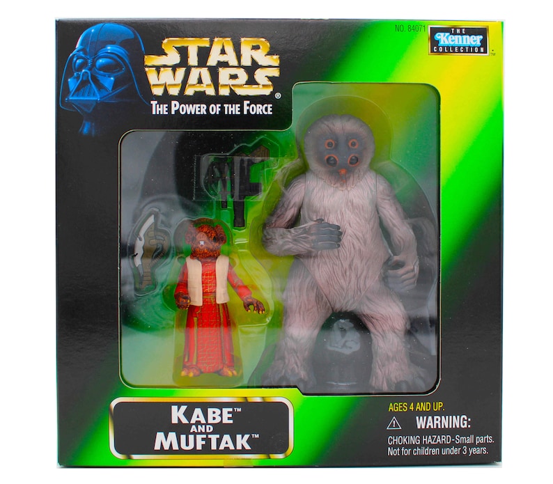 Hasbro 1998 Star Wars POTF Kabe and Muftak Action Figures