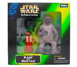 Hasbro 1998 Star Wars POTF Kabe and Muftak Action Figures
