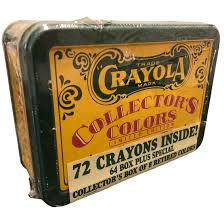 1991 Crayola Collector's Colors Limited Edition Sealed Tin