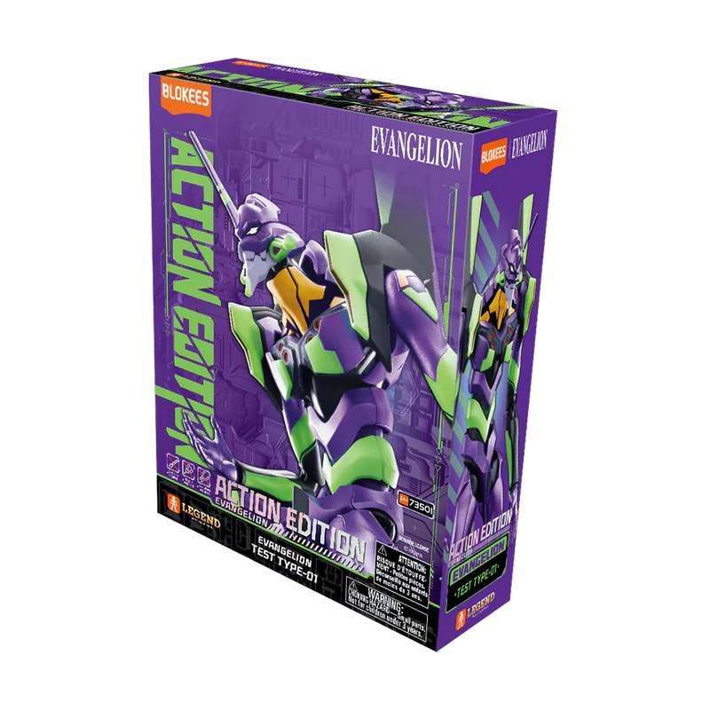 Blokees Evangelion Action Edition Model Kit - Unit 01