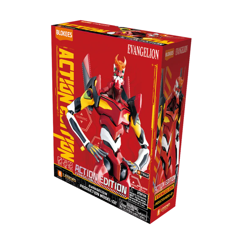 Blokees Evangelion Action Edition Model Kit - Unit 02