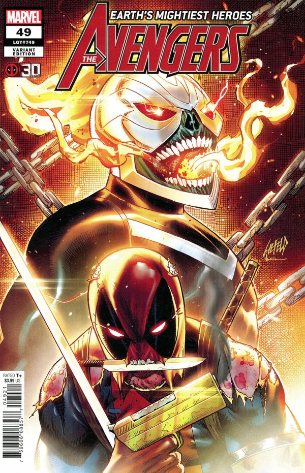 AVENGERS 49 LIEFELD DEADPOOL 30TH VARIANT