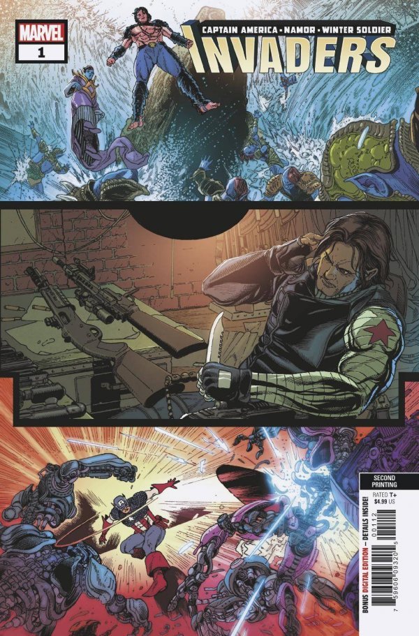 Invaders #1 2nd Printing Carlos Magno