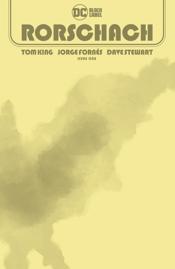 Rorschach #1 Cover C Blank Variant
