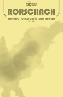 Rorschach #1 Cover C Blank Variant