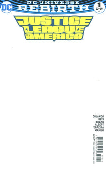 Justice League of America #1 Blank Variant