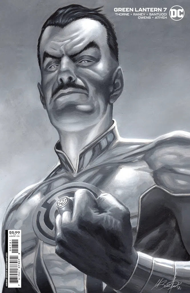 GREEN LANTERN #7 CVR B MARCO SANTUCCI CARD STOCK VAR