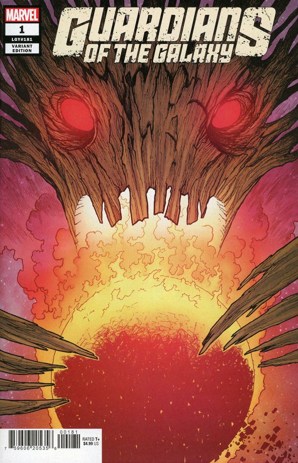 Guardians Of The Galaxy #1 Kev Walker Grootfall Variant