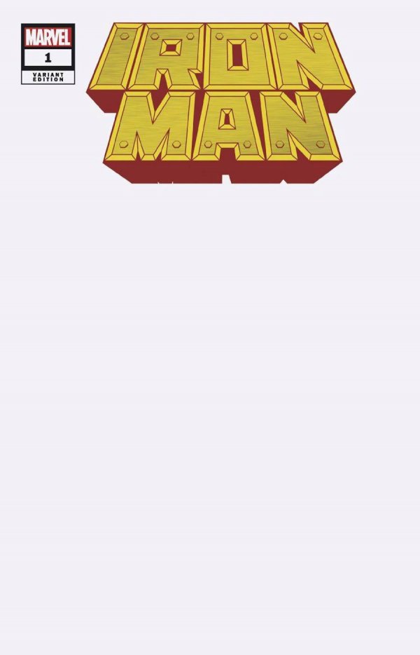 Iron Man #1 Blank Variant