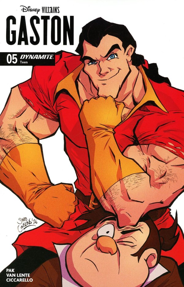 Disney Villains Gaston #5 Cover D David Cousens Variant