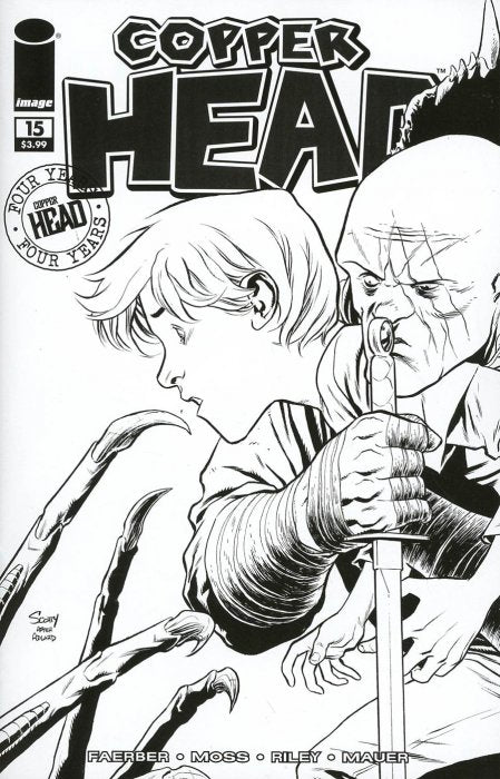 Copperhead #15 Walking Dead Tribute Black & White