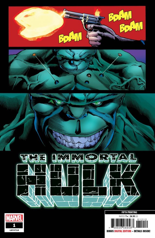 The Immortal Hulk #1 5th Printing Joe Bennett