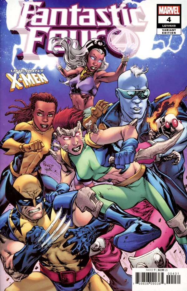 Fantastic Four #4 Tom Raney Uncanny X-Men Variant