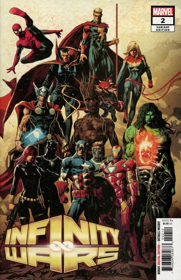 Infinity Wars #2 2nd Printing Deodato