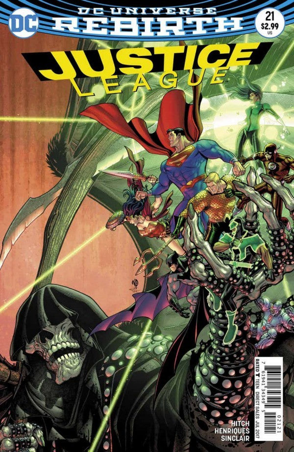 Justice League #21 Nick Bradshaw Variant
