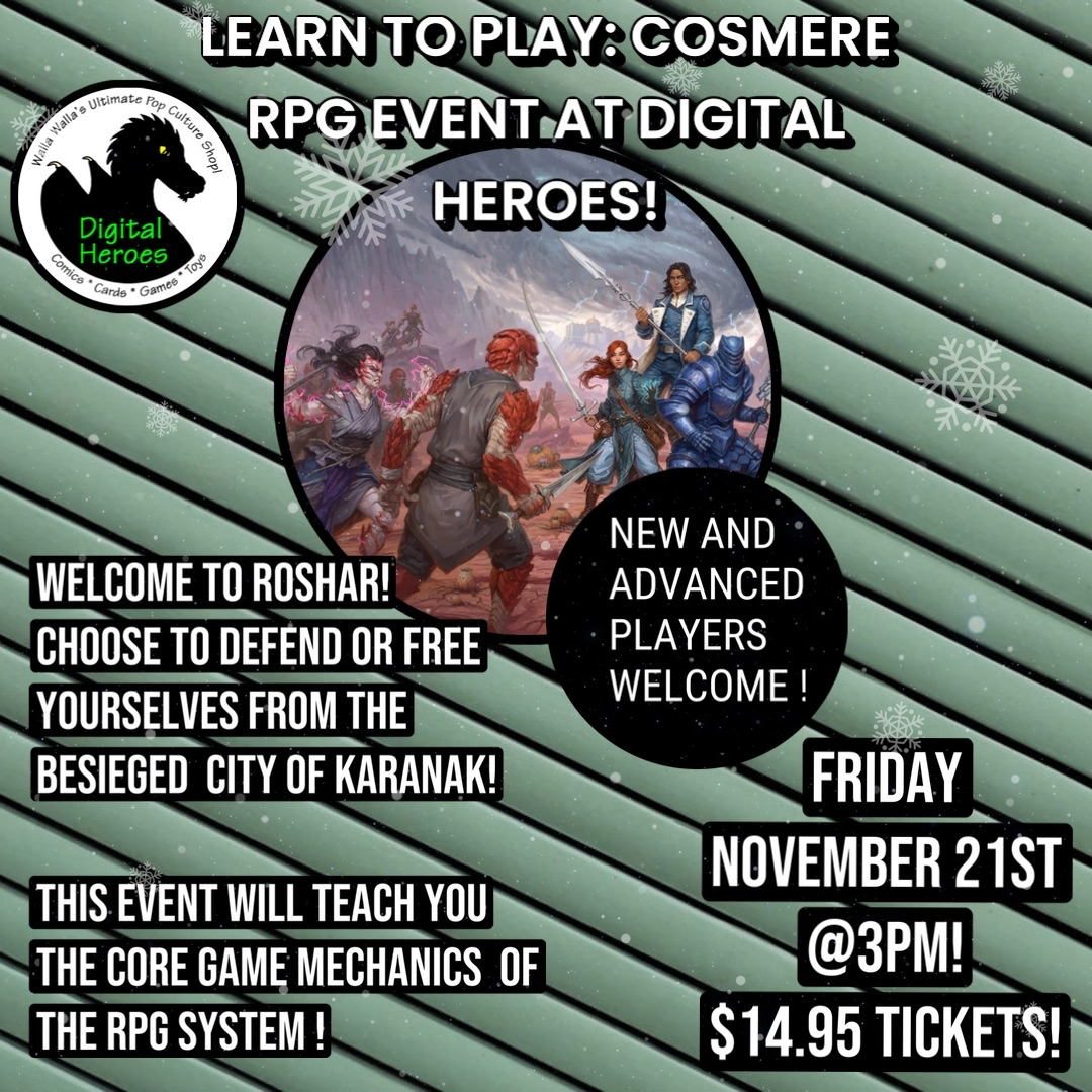 11/21/2025 3:00 PM Learn-to-Play: Cosmere RPG Ticket