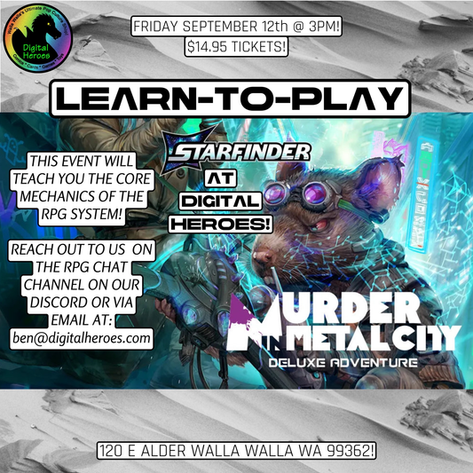 09/12/2025 3:00 PM Learn-to-Play: Starfinder Ticket